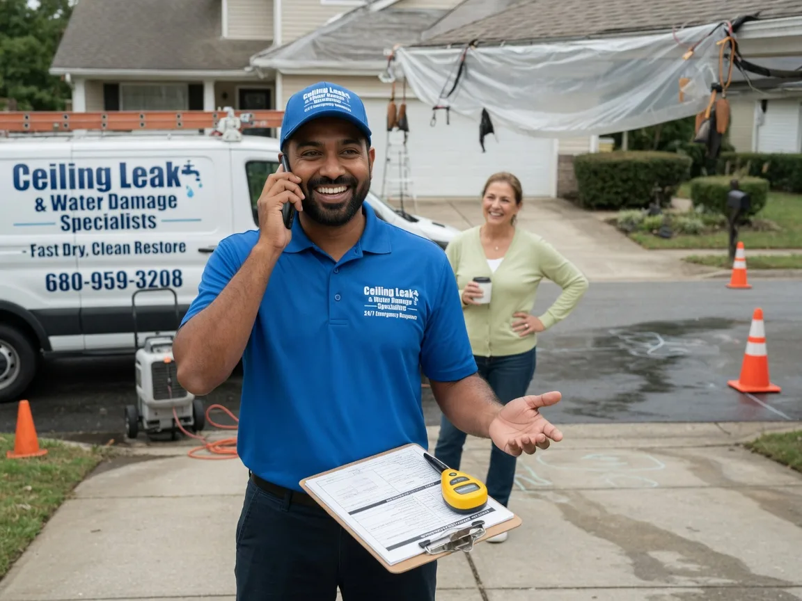 Ceiling Leak Cleanup Thor, IA FAQs